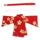 thumbnail image 2 of Set de muñeca femenina a escala 1/12, ropa de acción de acción, ropa de mini hecha a mano resistente para figuras de acción de 6 pulgadas, vestidos Rojo, 2 of 8