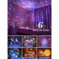 thumbnail image 3 of Night Lights For Kids Room, 8 Songs Sound Machine Baby Night Light Projector,360 Rotating Remote Timer Kids Night Light For Bedroom,12 Modes Star Neww, 3 of 5