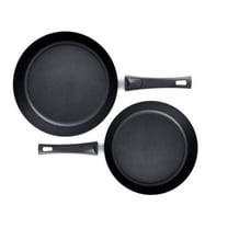 Scanpan Urban 2 Piece Nonstick Fry Pan with Detachable Handle, 9.5" and 11"