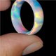 thumbnail image 3 of Qarigey Regalo de anillo de dedo de brillo de anillo multicolor simple personalizado Ropa, zapatos y accesorios Miscelánea Numero 5 Qarigey AP006765-05, 3 of 6