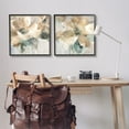 thumbnail image 3 of Stupell Industries Abstract Beige Flowers Botanical & Floral Painting Black Framed Art Print Wall Art, 24 x 24, Set of 2, 3 of 10
