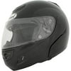 Flip Up Face Modular Helmet, Black, Sm
