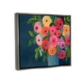 thumbnail image 3 of Stupell Industries Varied Roses Bouquet Painting Botanical & Floral Painting Gray Floater Framed Art Print Wall Art, 3 of 6