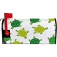 thumbnail image 5 of Coolnut Mailbox Cover Cute Turtle Design Post Mail Box Cover Magnetic Mail Wraps Cover Oversize 25.4" L x 20.78" W, 5 of 5