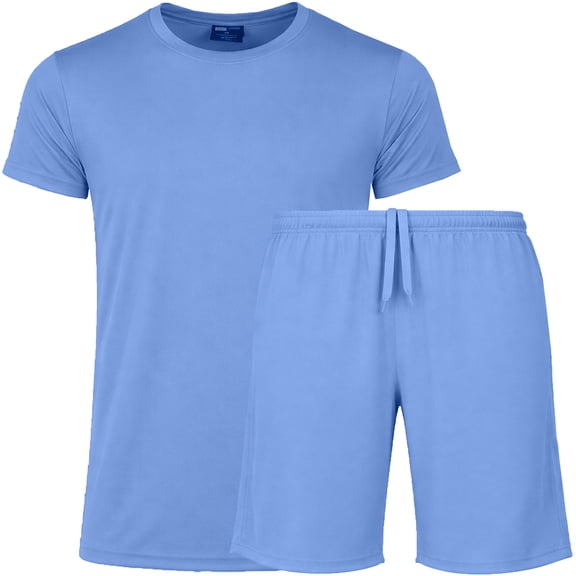 Men’s 2 Piece Athletic Tee & Short Active Set (S-2XL)