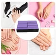 thumbnail image 6 of Unique Bargains Comfortable Three Sides Black Sand Nail Buffers 10 Pcs Purple, 6 of 6