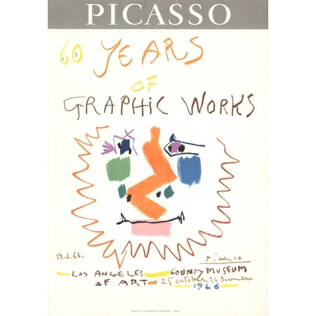 Pablo Picasso-60 Years of Graphic Works-1966 Mourlot