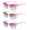 3 Colors Set, variant on Cat Eye Reading Sunglasses for Women +1.00 Beige Gradient Tint Lenses Spring Hinge Sun Readers Outdoor UV Protection