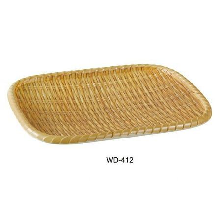 

Yanco WD-412 11.75 x 8.75 in. Rectangular Wooden Tray - Pack of 12