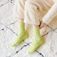 thumbnail image 3 of Calcetines térmicos esponjosos para mujer, calcetines de nieve para otoño-invierno, patrón de moda ins para niñas, calcetines de equipo de color cálido, calcetines para dormir en el suelo, 3 of 5