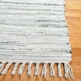 thumbnail image 3 of SAFAVIEH Rag Robynne Striped Cotton Runner Rug, Grey, 2'3" x 14', 3 of 7