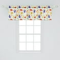 thumbnail image 2 of Ambesonne Vegetable Window Valance, Cartoon Pattern, 54" X 18", Multicolor, 2 of 3