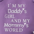 thumbnail image 5 of NOLDARES Newborn Baby Girl Outfit Ruffle Romper Dress Shorts Coming Home Clothes Set(Purple,0-3 Months), 5 of 6