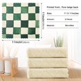 thumbnail image 6 of Yayeee 6 Pack Kitchen Dish Cloths for Washing Dishes Soft Absorbent Microfiber Towels, Green and White Plaid Pattern, 6 of 9