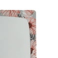 thumbnail image 3 of Ambesonne Summer Fitted Sheet, Boho Daisy Pattern Leaves, California King, Pale Grey Pale Pink Rose, 3 of 5