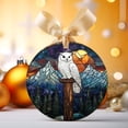 thumbnail image 2 of Customized Tree Ornaments Snowy Owl, Snowy Owl Ornament, Snowy Owl Present Ideas, Snowy Owl for Trees IXbkdx (Snowy Owl 3), 2 of 4
