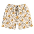 thumbnail image 5 of Goofa Squirrel And Leaves Printed Mens Swim Trunks Summer Quick Dry Short Beach Swimwear Bathing Suits-Medium, 5 of 9
