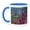 Blue/White, variant on 3drose, Long-billed Starthroat Hummingbird, Yerette, Trinidad., 15oz Mug