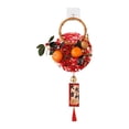 thumbnail image 3 of balikha 2025 Chinese Lunar Year Hanging Decoration 18.5inch Tall Traditional Artificial Fruit for Festival Party Supplies Lightweight B, 3 of 9