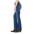 thumbnail image 3 of WallFlower Women's Luscious Curvy Bootcut Mid-Rise Insta Stretch Juniors Jeans (Standard and Plus), 3 of 8