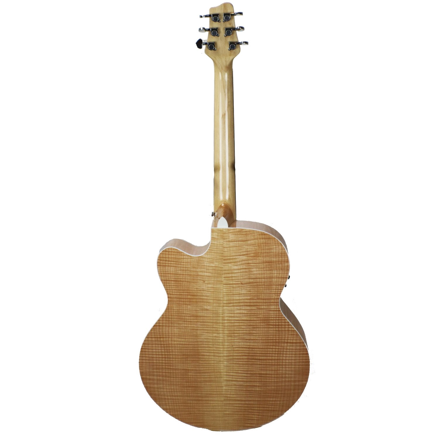Sawtooth Spruce Jumbo Cutaway Acoustic-Electric Guitar with Flame Maple Back and Sides