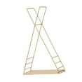thumbnail image 4 of Estante de pared Triangular, soporte de madera para almacenamiento, estantes colgantes de pared artesanales, estantes para artículos diversos para Dorado BLESIY Estantes de exhibición, 4 of 8