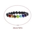 thumbnail image 3 of 8mm Balancing Stone Bracelets for Yoga - Round Design Natural Gemstone Energy Accessory, 3 of 3