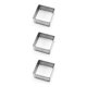 thumbnail image 4 of Yuarrent Molde de pastel cuadrado ajustable, molde telescópico para pastelería de Mousse de acero inoxidable, herramienta para hornear Type1 NO1 Yuarrent CBP116024, 4 of 6