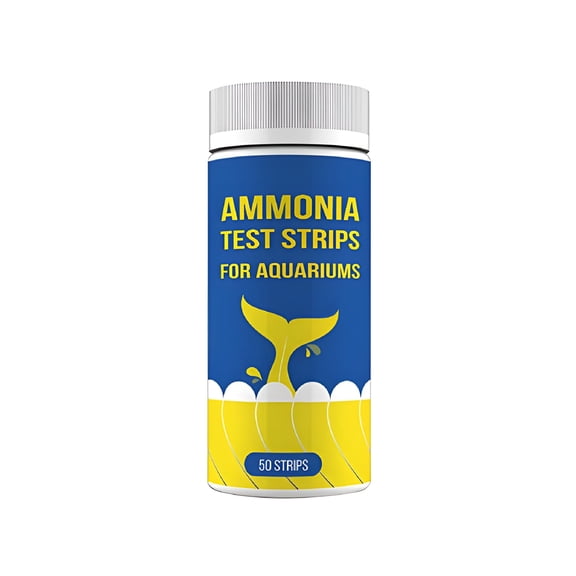 BANIRO 2026 New Aquarium Ammonia Test Strips, 50 Aquarium Test Strips Accurate Ammonia Test Kit Tank, Quick and Accurate Fish Test Strips