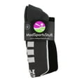 thumbnail image 2 of Slugger Over the Calf Baseball Socks (Black/Graphite/White, Large), 2 of 2