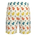 thumbnail image 6 of Naloa Colorful Squirrel Men's Beach Shorts, Surfing shorts, Swim trunks, Quick Dry Swim Trunks for Surfing Beach Fun - Medium, 6 of 9