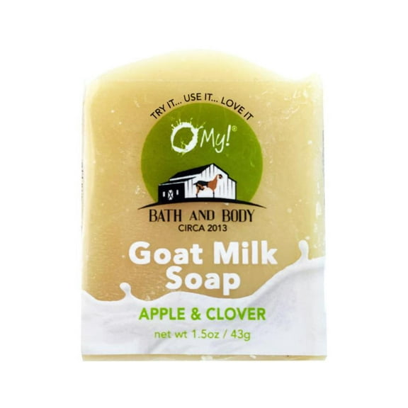 O My! Goat Milk Soap Bar Hotel Size 1.5oz Traveler | Made with Raw Goat Milk | Free of Parabens More | Handcrafted USA