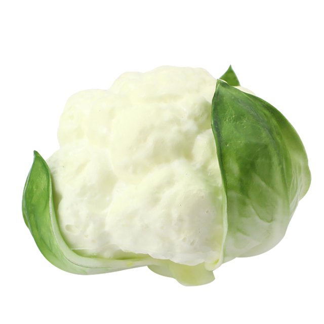Artificial Vegetables Lifelike Realistic Cauliflower Artificial Food Home Decor Vegetables