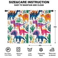 thumbnail image 2 of Blackout Kids Curtains,Cute Dinosaur Pattern Childrens Insulated Curtains Set Of 2,Bedroom Essentials,Toddler Room Decor 42x63in(106x160cm), 2 of 4