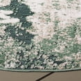 thumbnail image 4 of SAFAVIEH Cabana Selma Distressed Indoor/Outdoor Area Rug, Green/Ivory, 6'7" x 6'7" Round, 4 of 16