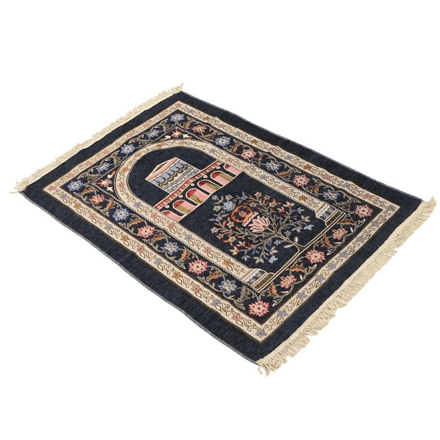 Islamic Muslim Prayer Rug, Fashionable Comfort Kneel Floor Carpet Islamic Namaz Rug For Men Women