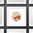 thumbnail image 4 of Gallery Pops Pokemon - Fuecoco Sparkle Badge Wall Art, White Framed Version, 12" x 12", 4 of 5