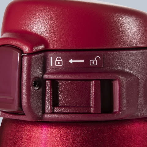 Flip insulating mug 350ml red