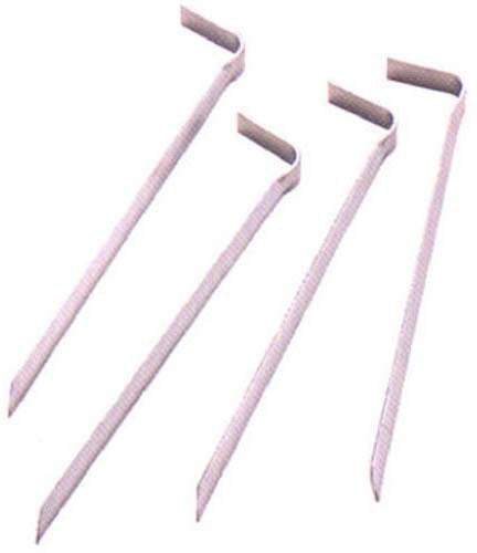 Suncast 8-Inch Metal Garden Stakes Silver Pack of 4 