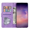 thumbnail image 4 of Samsung Galaxy Note20 Ultra Case, Dteck Bling Glitter PU Leather Zipper Wallet Case Cover With Hand Strap For Samsung Galaxy Note20 Ultra 5G, Purple, 4 of 5