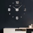 thumbnail image 1 of Nuevo reloj de pared luminoso reloj grande Horloge 3D DIY espejo acrílico pegatinas cuarzo Duvar Saat Klock moderno mudo Tan Jianjun unisex, 1 of 2