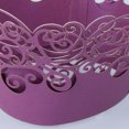 thumbnail image 2 of 60pcs Cupcake Wrappers Cake Wrappers Hollow out Pattern High Temperature Resistance for Cake (Purple), 2 of 8