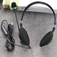 thumbnail image 4 of Gwong Electrónica 440 Auriculares con cable ancho Compatibilidad Cómodo con ABS USB Reducción de ruido Estéreo Auriculares para juegos para computadora, 4 of 6