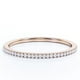 thumbnail image 1 of JeenMata Anillo de Bodas de Media Eternidad con Diamantes de 0,15 Uds - Anillo de Matrimonio - Anillo de Oro - Oro Rosa de 10 K, 1 of 6