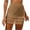 Khaki, variant on HAiming Women's Elastic Waist Crochet Cover up Skirt Summer Trendy Boho Hollow out Swimwear Mesh Beach Mini Skirt