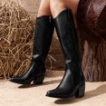 thumbnail image 5 of BURUDANI Women's Western Cowboy Knee-High Boots, 5 of 6