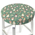 thumbnail image 3 of Naloa Mushrooms Gnome Round Bar Stool Cushion Cover 12-14 inch, Fits Kitchen, Office, Restaurant Chairs - 14 inch, 3 of 7