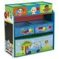 thumbnail image 5 of CoComelon Design & Store 6 Bin Toy Storage Organizer by Delta Children, 5 of 8