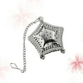 thumbnail image 2 of MasteelfCA Creative Star Shape Pendant Chain Tea Filter 304 Stainless Steel Mesh Tea Ball Strainer Tea Infuser, 2 of 8