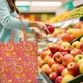 thumbnail image 6 of Colorful Vintage Paisley Pattern Reusable Tote Bag - Spacious Eco-Friendly Grocery Bag, 6 of 6